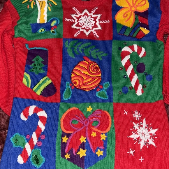 I.B.DIFFUSION XMAS SWEATER Size S - Picture 2 of 10